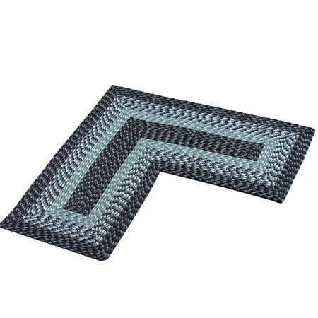 L Shaped Corner Kitchen Laundry Bath Braided Rug Walmart Com