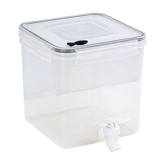 Large Capacity Plastic Water Dispenser Beverage Dispenser with Faucet Integrated Filter Leak Proof Sealing Design for Iced Lemon Juices Fruit Tea Indoor Outdoor Gatherings