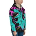 thumbnail image 5 of Kdxio Rex Dinosaur With Sunglasses Pattern Kids Boys Girls Zip Up Hoodie 3D Printed Hooded Sweatshirt Hoody Coat with Pocket 7-12 Y-Small, 5 of 6