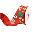 thumbnail image 2 of Gifts Under $5 Caoblia Christmas Ribbon 1 inch 10 Yards Holiday Printing Ribbon for Christmas Wreath, Xmas Tree, DIY Crafting Gifts Wrapping, Christmas Party Decor, Christmas Decorations, 2 of 3
