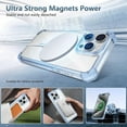 thumbnail image 2 of Clear Magnetic for iPhone 12 Case[Compatible with MagSafe][Military Grade Protection] Anti-Yellowing Scratch-Resistant Slim Soft TPU Back Shockproof Case, Blue, 2 of 14