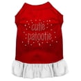 thumbnail image 1 of Rhinestone Cutie Patootie Dress Red With White Xl (16), 1 of 1