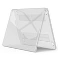 thumbnail image 5 of IBENZER Compatible with 2025 2024 2023 2022 MacBook Air 13 inch Case M4 A3240 M3 A3113 M2 A2681, Hard Shell Case & Keyboard Cover & Type-C Adapter for Mac Air 13.6", Crystal Clear, KK-CYCL+1TC, 5 of 7