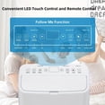 thumbnail image 5 of HOBLOC Air Conditioner 14,000 BTU Air Conditioner Portable for Room up to 700 Sq. Ft. with Remote Control, White, 5 of 9