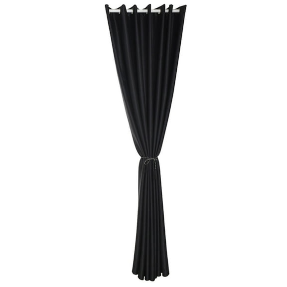 KALLORY 1Pcs Blackout Window Curtains for Homeowners with Babies and Kids 100*98in Rectangular Textured Grommet