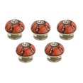 thumbnail image 1 of Mascot Hardware CK350-5 1,58 Po Bouton d'Armoire Tomate&44; Rouge - Pack de 5, 1 of 1