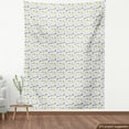 thumbnail image 3 of Ambesonne USA Fabric by the Yard Upholstery, Liberty Manhattan, 3 Yards, Yellow Grey White, 3 of 4