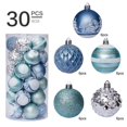 thumbnail image 3 of PENGXAING Multi-color Plastic Shatterproof Christmas Ball Ornaments  30 Count (2.36”), 3 of 4