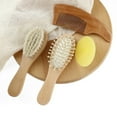thumbnail image 2 of Juego de 4 piezas de cepillo y peine para el cabello para bebés, peine de masaje para el c Abanopi Peine, 2 of 6