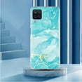 thumbnail image 2 of Case for Samsung Galaxy A12 5G, Soft TPU + IMD Marble Print Pattern Case for Girls Drop Protection Sturdy Compatible with Samsung Galaxy A12 5G Ultra Slim Wireless Charging,Green Marble, 2 of 4