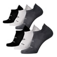 thumbnail image 1 of Calcetines Brooks Run-In Invisibles Paquete de 6 Asfalto/Blanco/Negro Talla S, 1 of 6