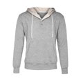 thumbnail image 6 of TANYSU Men Fashion Sweatshirt Solid Color Long Sleeve Tops Round Neck Drawstring Hoodie Sports Pocket Winter Pullover Soft Male Casual Athletic Dailywear, 6 of 6