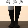 thumbnail image 4 of Calcetines de yoga con empuñaduras para mujer, calcetines antideslizantes para yoga, pilates, barra, danza, ballet, 4 of 6