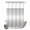 Gray, Silver, White, variant on No Hook Shower Curtain, Pink Ombre Shower Curtains for Bathroom with See Through Top Window, Aesthetic Art Farmhouse Gradient Pink Waterproof & Washable Bath Curtain Extra Long 72"x96"