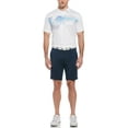 thumbnail image 3 of Ben Hogan Men's and Big Men’s Modular Geometric Chest Print Golf Polo Shirt, up to Size 5XL, 3 of 3