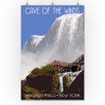 thumbnail image 2 of Niagara Falls, New York, Cave of the Winds Close Up (24x36 Giclee Gallery Art Print, Vivid Textured Wall Decor), 2 of 3