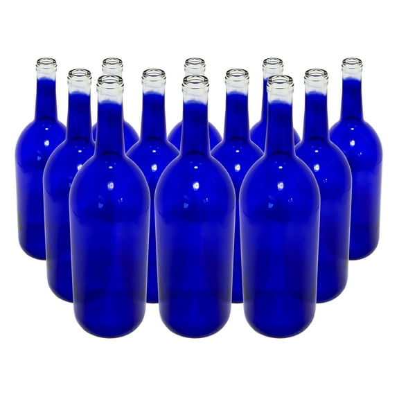 2 cases 1.5 Liter Cobalt Bordeaux Bottles