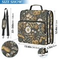 thumbnail image 2 of FORMRS Zipper Binder with Shoulder Strap 2-inch Ring 500 Sheet Capacity File Bag, Floral Wilderness Pattern, 2 of 5