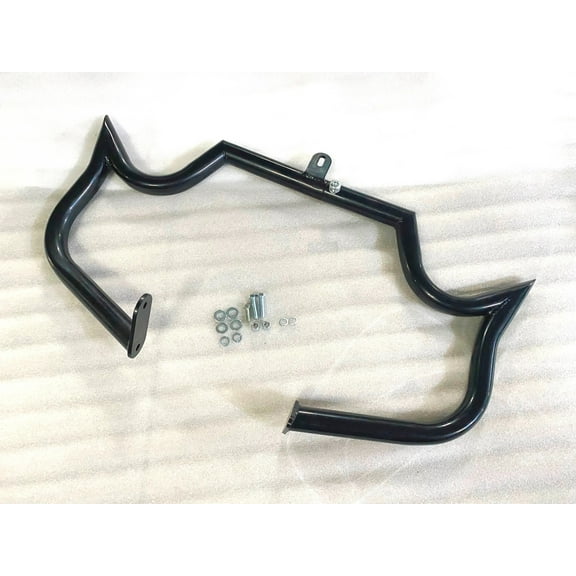 Engine Guard Crash 4 1986-1999 Harley Heritage Softail Fatboy Black Highway Bars