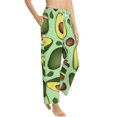 thumbnail image 2 of Bingfone Pajamas For Women,Avocado With Seeds Pajama Pants With Pockets-Small, 2 of 9