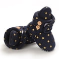 thumbnail image 4 of Akiihool Baby Booties Baby Boy Girl Boots Shoes Winter Snow Bowknot Anti-Slip Soft Sole Warm Toddler Prewalker Booties (Dark Blue,5), 4 of 5