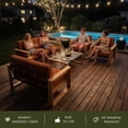 thumbnail image 2 of LayinSun 4 Pieces Aluminum Patio Furniture Set with Coffee Table, Oversized Seat with Hight Back, Outdoor Conversation Sets for Porch, Balcony, Deck, 2 of 8