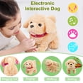 thumbnail image 2 of Koonie Toy Dog, Singing, Walking, Barking, Tail Wagging, Plush Interactive Toy for 2-5 Years Kids, 2 of 5