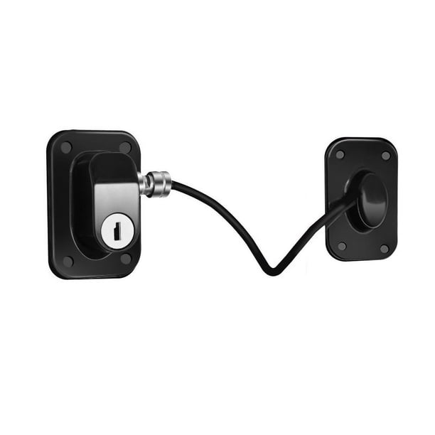 Cerradura para refrigerador, cerradura para refrigerador con protección de alambre de silicona, cerraduras para refrigerador para niños, fácil de usar e instalar, cerraduras para refrigerado