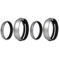 thumbnail image 1 of 2X Filter Adapter Ring + Aluminum Metal Lens Hood for FinePix X100 Replace LH-X100 LF91, 1 of 6