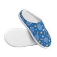 thumbnail image 3 of Lsque Tennis Pattern Womens Comfort Cotton on Scuff With Memory Foam and Anti-skid Sole Slipper-37/38, 3 of 7