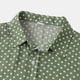 thumbnail image 4 of Camisas De Vestir Para Hombre Manga Larga Camisa manga Turn Casual Down Print cuello masculino Wave Point camisa verano corto hombres camisas (Green, XL), 4 of 5