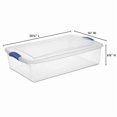 thumbnail image 3 of Sterilite 32 Liter Stadium Blue Latch Box, 32 Liter, 3 of 3