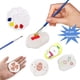 thumbnail image 2 of Rocas de pintura grandes, planas y lisas, piedras de pintura multicolores, piedras para arte y bricolaje, escogidas a mano, perfectas para fiestas infantiles, manualidades y decoración(Blanc, 2 of 5