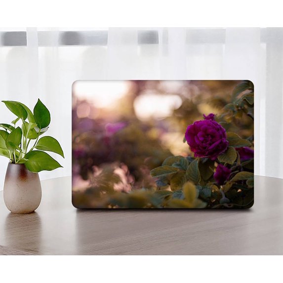 KSK KAISHEK Hard Shell for Newest MacBook Air 13 inch 2022/2021/2020/2019/2018 A1932 A2179 A2337 m1, Rose series 0348