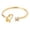 Gold, variant on Gold Rhinestone 26 Initial Letter Open Ring Jewelry for Women, GoldQ