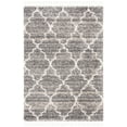 thumbnail image 3 of SAFAVIEH Melrose Giffard Geometric Quatrefoil Shag Area Rug, Grey/Ivory, 5'3" x 7'6", 3 of 8