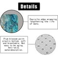 thumbnail image 6 of 4PCS Sea Turtle Shower Curtain Sets with Rugs, Waterproof Fabric Shower Curtain, Tropical Summer Nautical Underwater World Sea Animal Marine Life Coral Blue Ocean Beach Coastal Bathroom Decor, 6 of 7