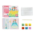 thumbnail image 1 of Vogacara Kit de manualidades de papel de tela para niños, diversión y colorido, bricolaje, juguete artístico, frenesí artístico de tela Juguetes de construcción Mundo de sueños, 1 of 6
