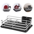 thumbnail image 3 of Dish Drainer Rack Household Dish Rack Dish Drying Rack with Removable Cutlery Holder, 3 of 5