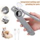 thumbnail image 2 of Cortaúñas y amoladora 2 en 1 para perros, recargable por USB, eléctrico, con luz LED, herramienta de aseo silenciosa para perros grandes, medianos y pequeños., 2 of 8