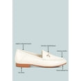 thumbnail image 7 of DARETH Horsebit Flat Heel Loafers in Off White, 7 of 7