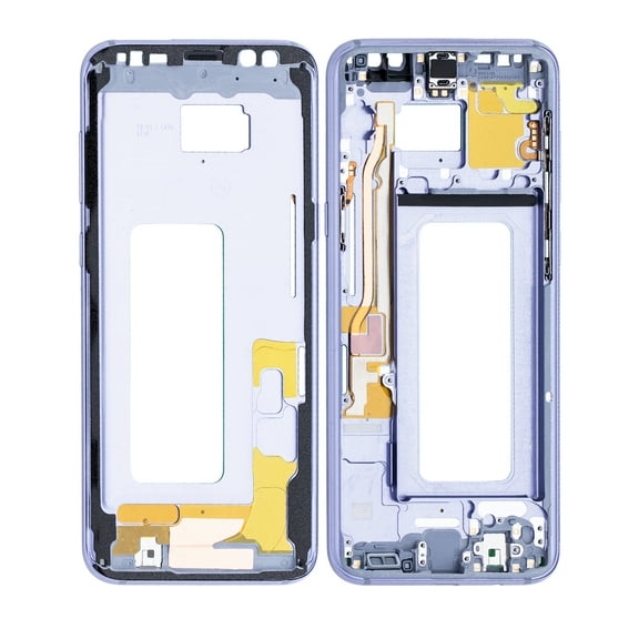 Replacement Mid-Frame Housing Compatible For Samsung Galaxy S8 Plus (With Small Parts) (Orchid Gray)