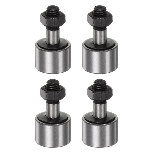 Unique Bargains 4 Pcs Suiveur de Came CF6 KR16 Roulement à Aiguilles M6x1.0mm 16mm Dia de Rouleau Miniature Roulements à Rouleaux