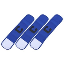 3pcs Adjustable Football Captain Armbands for Adults and Youth, Soccer Basketball Player Arm Bands