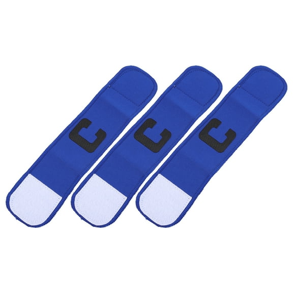 3pcs Adjustable Football Captain Armbands for Adults and Youth, Soccer Basketball Player Arm Bands