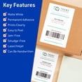 thumbnail image 3 of Avery  Shipping Labels, 8.5" x 11", White, 250 Labels (95920), 3 of 9