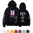 thumbnail image 1 of Bts Sudadera con capucha unisex Sudadera con capucha informal Chaqueta de cosplay Top-gris-M Sincero Electrónica, 1 of 3