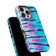thumbnail image 6 of DesignSkinz Scratch-Resistant Hard Slim Case Compatible with iPhone 16 Plus (Compatible with MagSafe) - Vivid Blue Washed Tie Dye V1, 6 of 9