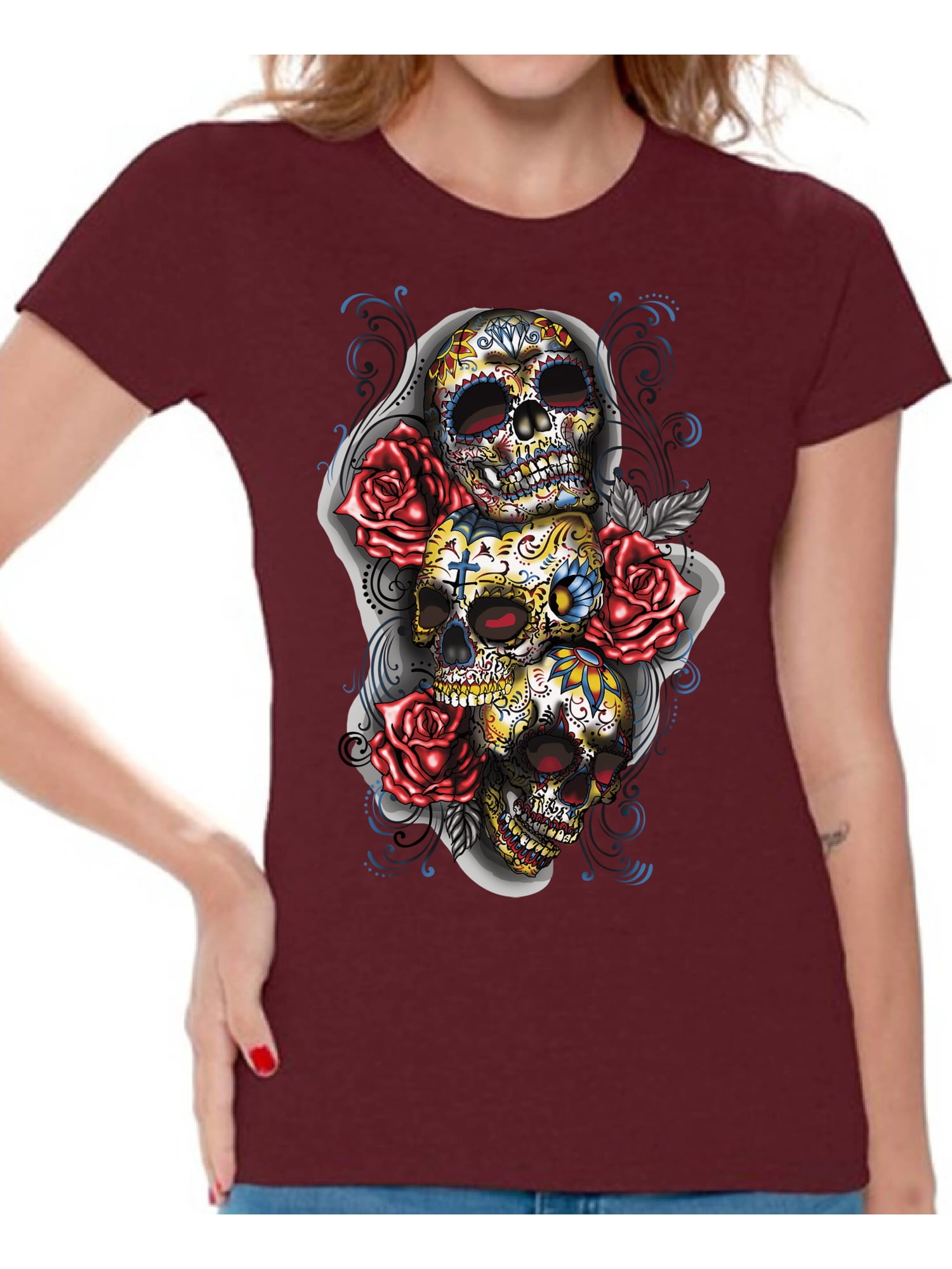 Women's  Day of the Dead T-Shirt 