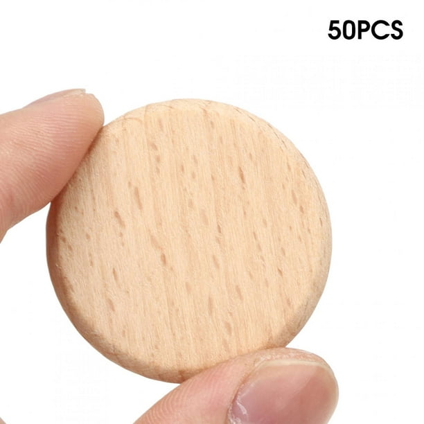 Viruta De Madera Redonda, Rebanadas De Madera En Blanco, Adornos De Madera, Accesorios De Ropa, Accesorios De Decoración De Bricolaje Artesanal De Madera Para álbumes De ANGGREK Otros